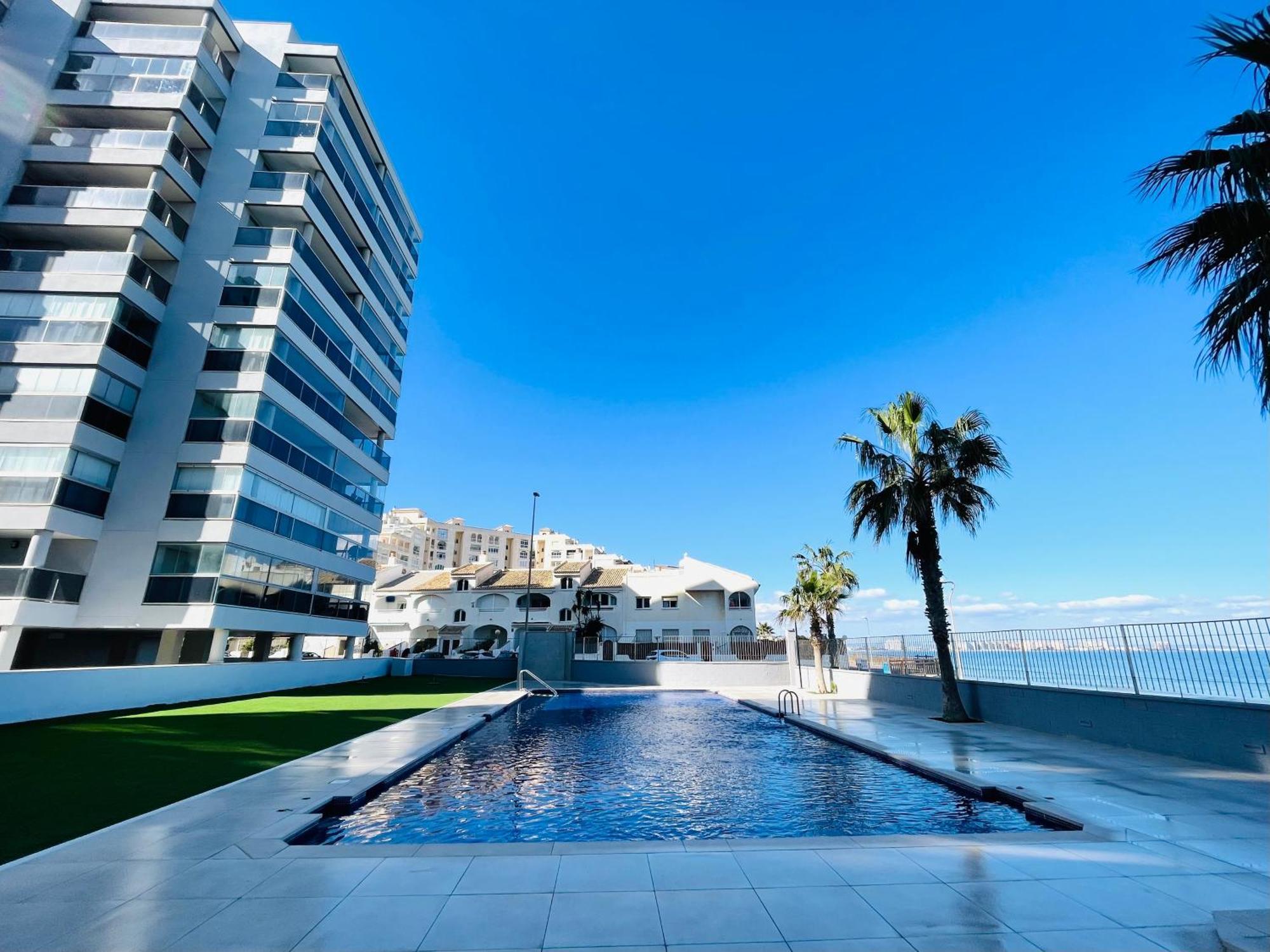 Appartement Apartamento En Primera Linea Con Vistas A La Playa Ensenada Del Esparto Del Residencial Vina Del Mar à La Manga del Mar Menor Extérieur photo